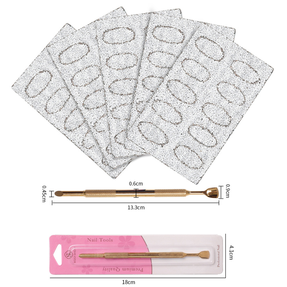 Contour Palette Stick - Stainless Steel Horseshoe Nail Cuticle Pusher
